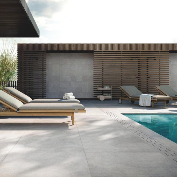 Lucca 20MM Cemento tegel 90x90x2 cm.
