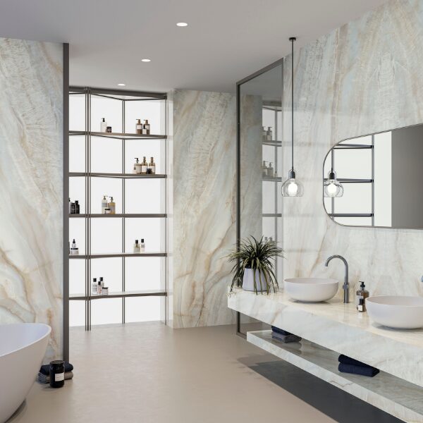 Keramische slab Luce White