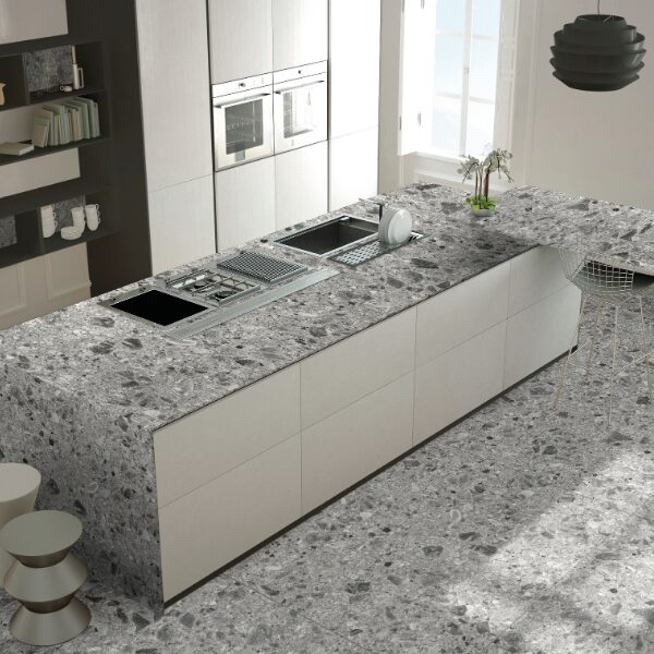 Keramische slab Unico Gres structuur