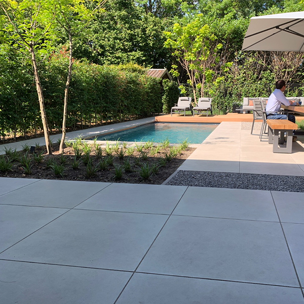 Stone 20MM Light Grey tegel 80x80x2 cm.