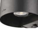 Halo Down - wandlamp - Dark Grey