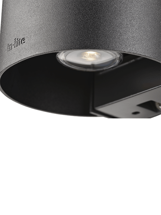 Halo Down - wandlamp - Dark Grey