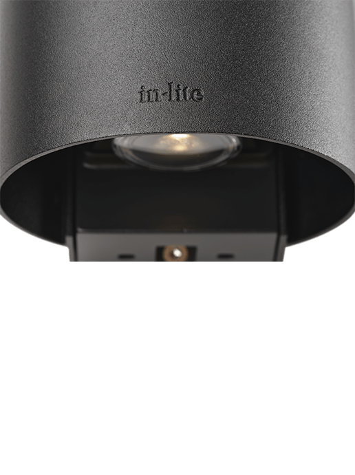 Halo Up-Down - wandlamp - Dark Grey