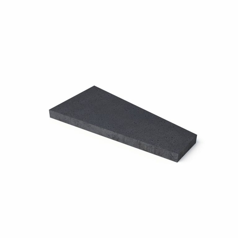 Schellevis oud hollandse trapezium tegel 120x60/30x8 cm. Antraciet