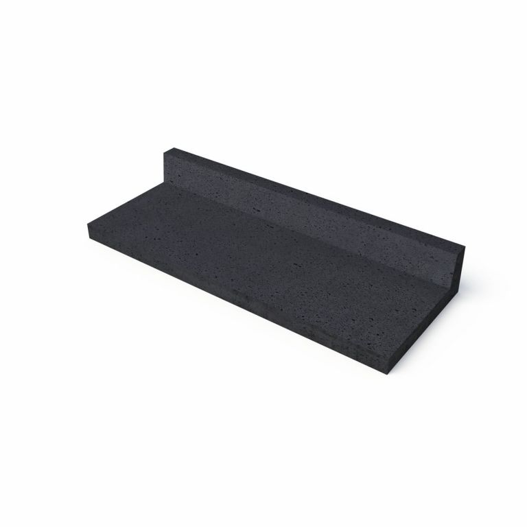 Schellevis oud hollandse traptrede L-vorm 100x40x15 cm. Carbon
