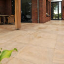 Bali Ocre tegel geschuurd 60x60x3 cm.