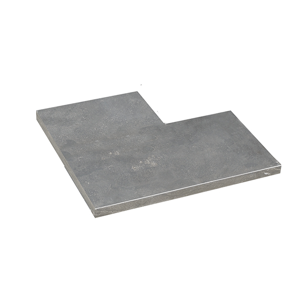 Blue Stone strook gezoet 15 cm breed hoekstuk 50/15x3 cm.