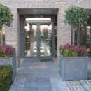 Blue stone bloembak gezoet - recht model