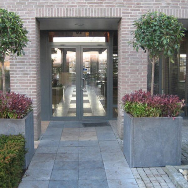 Blue stone bloembak gezoet - recht model