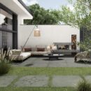 Canvase 20MM Gray tegel 100x100x2 cm.