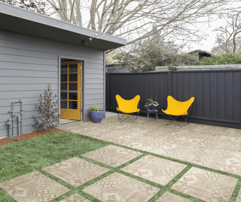 GeoCeramica® 60x60x4 Mosaik Beige - Afbeelding 2