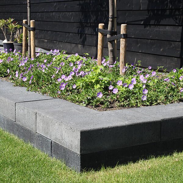 Schellevis oud hollandse traptrede 40x20 cm. Antraciet