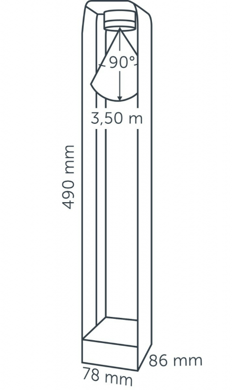 Ace High - staande lamp - Corten