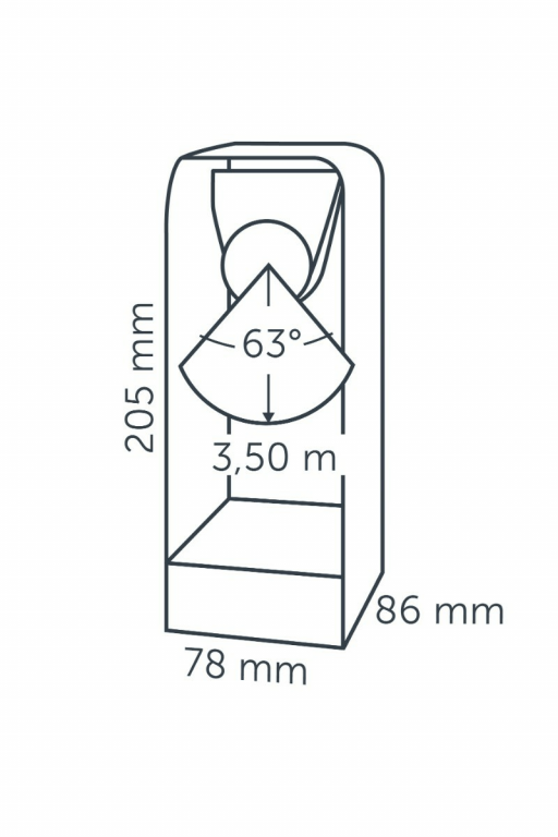 Ace - staande lamp - Corten
