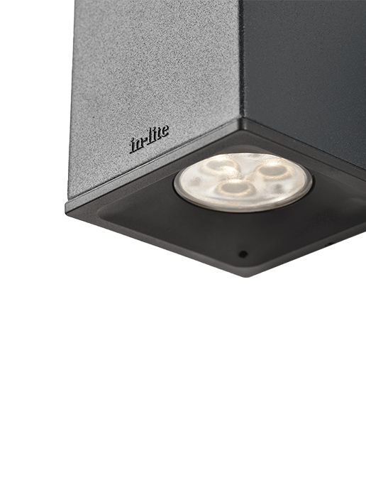 Big Cubid - wandlamp - Dark Grey