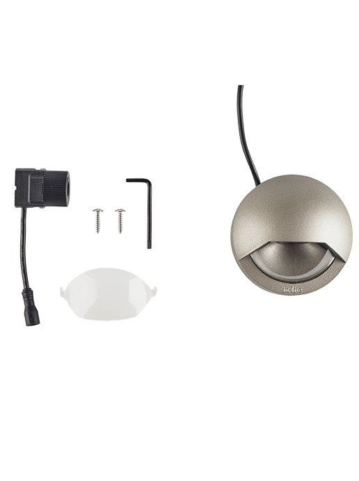 Blink Rose - wandlamp Ø 100mm - Silver