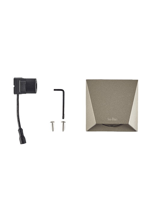 Wedge - wandlamp - Rose Silver