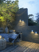 Wedge - wandlamp - Rose Silver