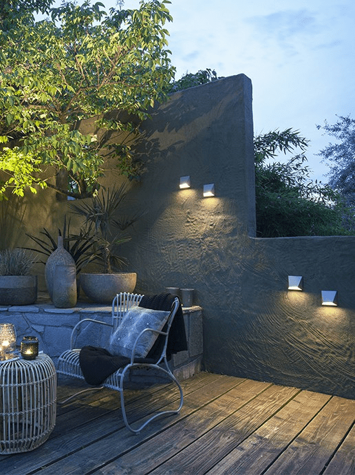 Wedge - wandlamp - Rose Silver