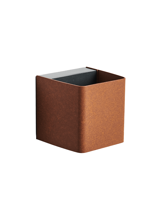 Ace Down 230V - wandlamp -  Corten