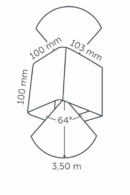 Ace Up-Down 230V - wandlamp - Corten
