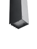 Evo Down 230V - wandlamp - Dark Grey