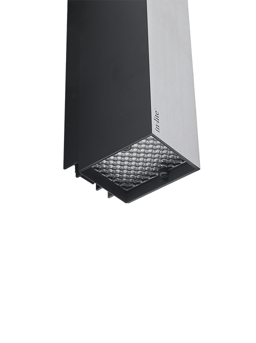 Evo Down 230V - wandlamp - Dark Grey