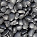 Beach Pebbles Deep Black zak 25kg.