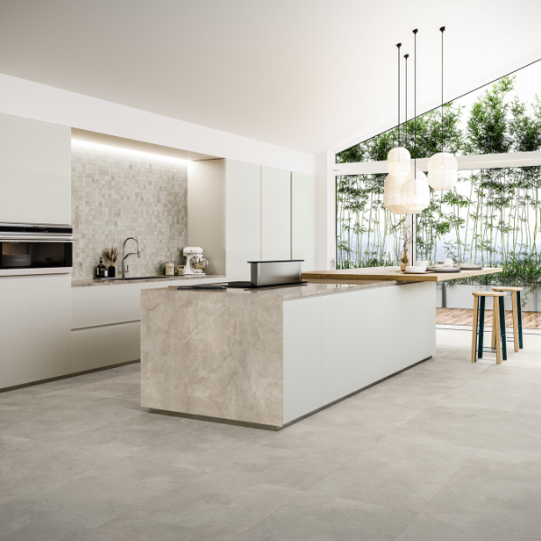 Cazorla 10MM Greige structuur