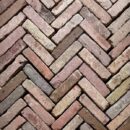 Straatbaksteen Oud Gebakken Rood/Paars