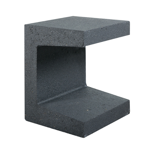 U-element zwart