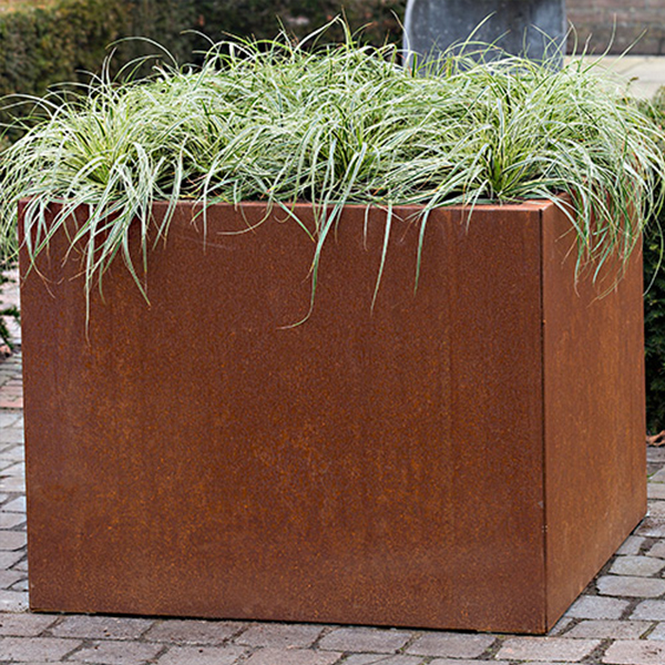 Bloembak Vlak Corten