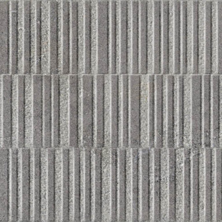 Organico 10MM Grigio tegel 3D geprint 100x33 cm