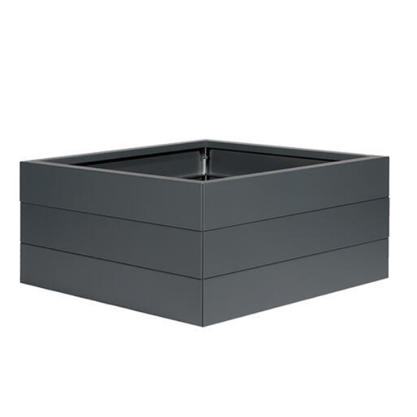 Bloembak Modulair Antraciet – 42 cm hoog