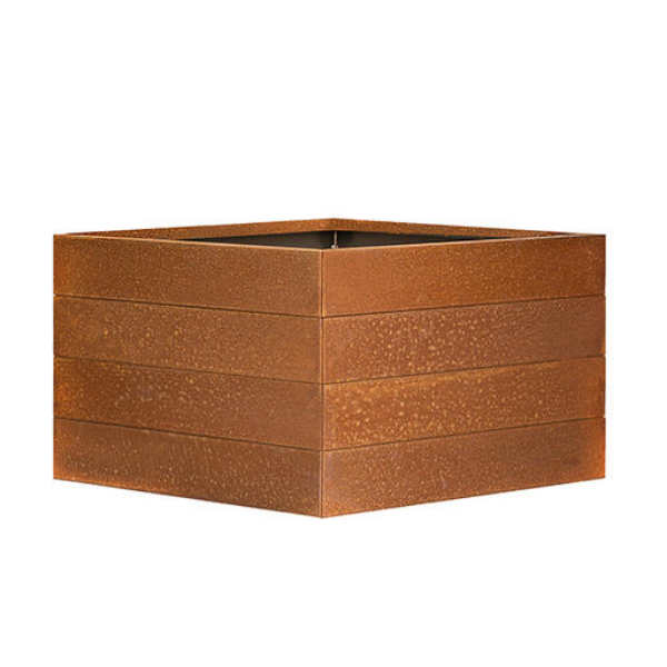 Bloembak Modulair Corten – 56 cm hoog
