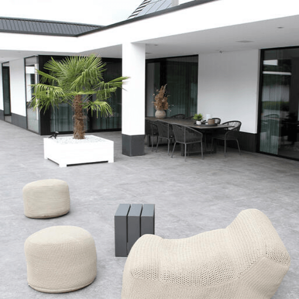 Bloembak Modulair Wit - 42 cm hoog