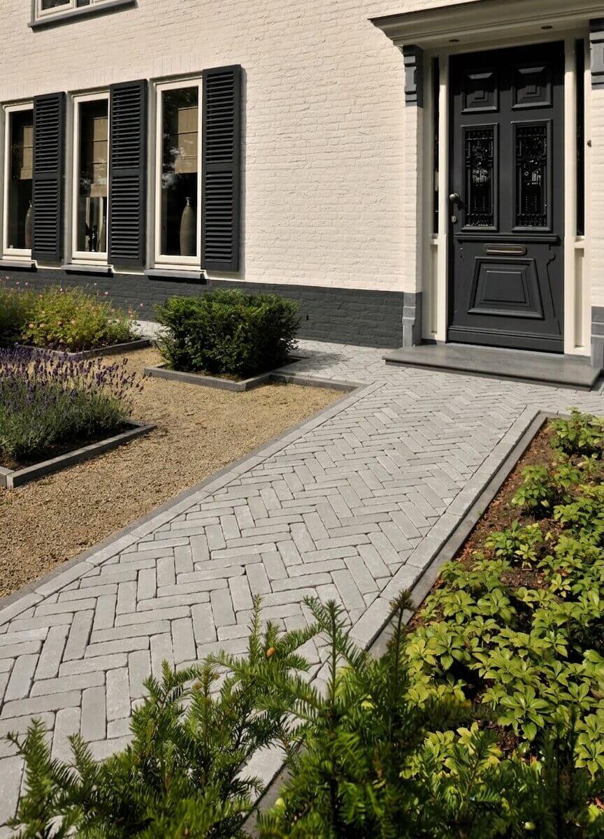Straatbaksteen Romina getrommeld