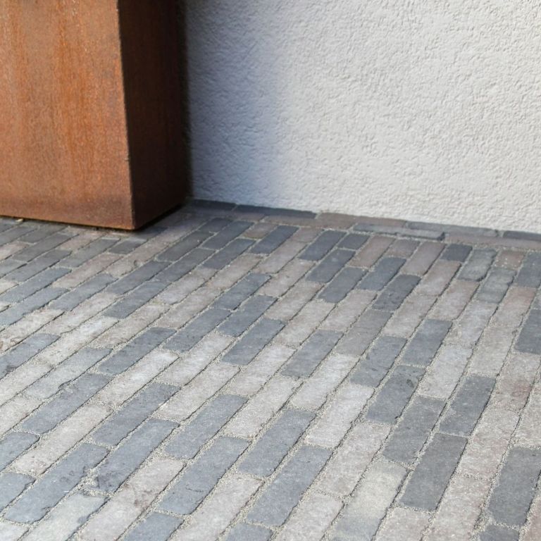 Straatbaksteen Sheffield getrommeld