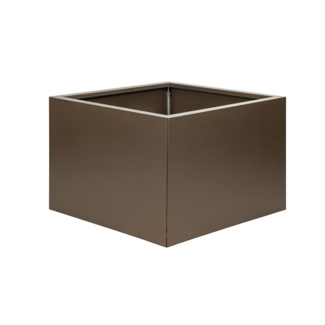 Bloembak Vlak Supra Bruin - 60 cm hoog