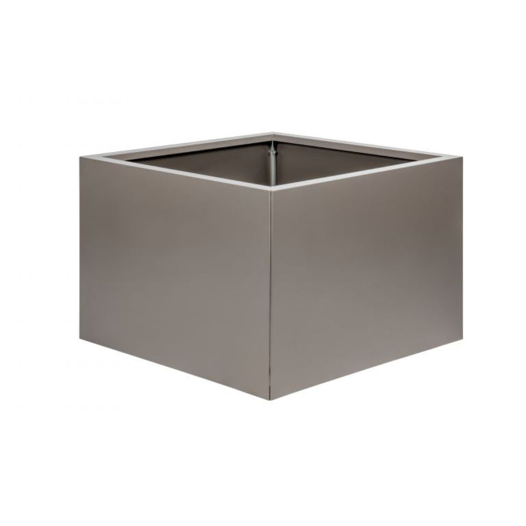 Bloembak Vlak Taupe - 60 cm hoog