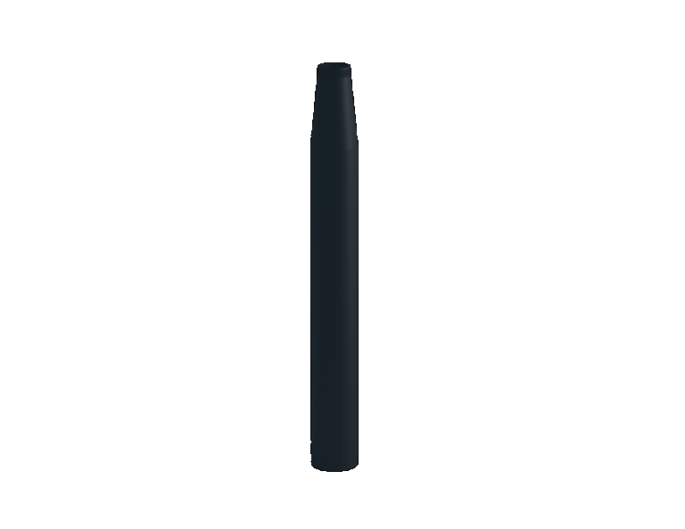 Disc Tube - staande lamp - Black