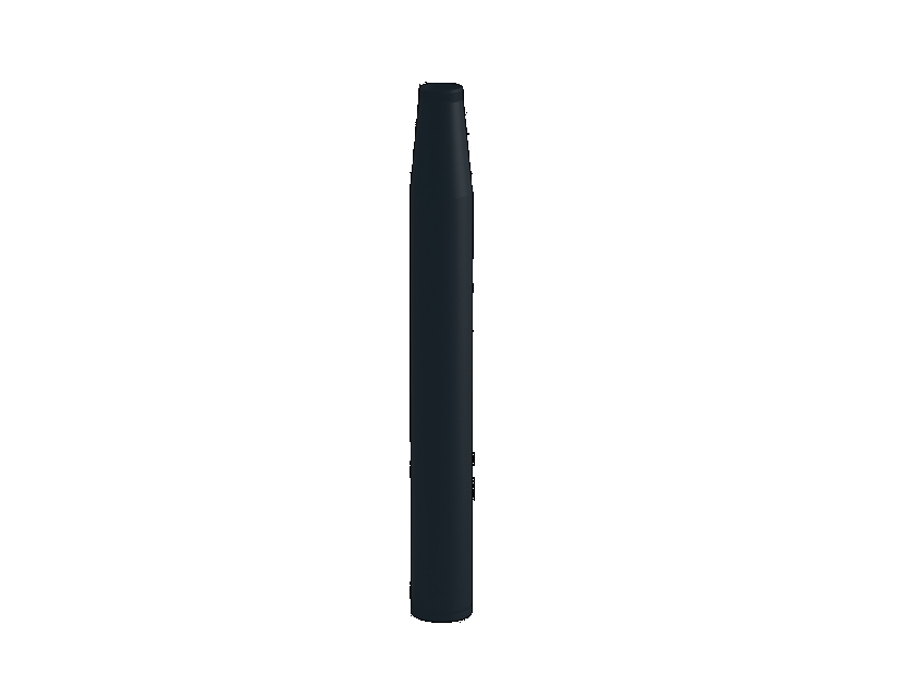 Disc Tube - staande lamp - Black