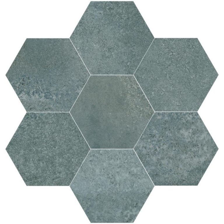 Filo Extra 10MM Petrol decor tegel mat 17x15 cm