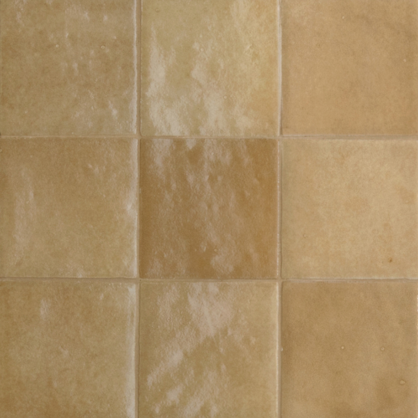 Glorisa 10MM Caramel tegel glanzend 10x10 cm