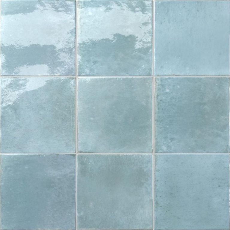 Oria 10MM Aqua decor tegel glazend 14.7x14.7 cm