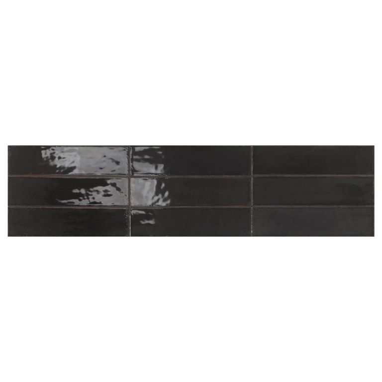 Oria 10MM Noche decor tegel glanzend 28x7 cm