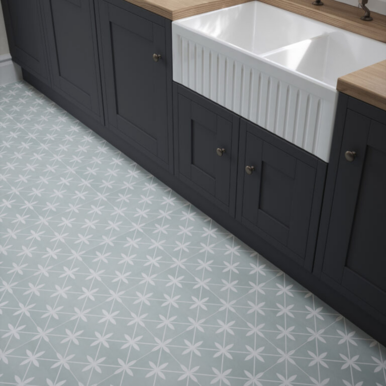 Ritmo Wick 10MM Eau de Nil decor tegel mat 30x30 cm