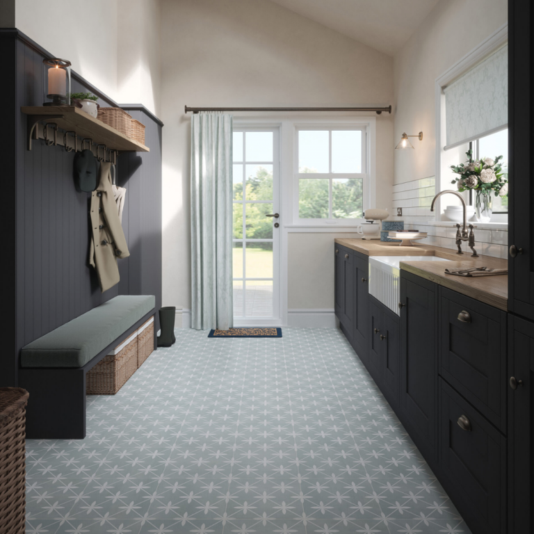 Ritmo Wick 10MM Eau de Nil decor tegel mat 30x30 cm