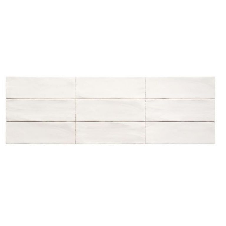 Sero Blanco 10MM Blanco decor tegel glanzend 23x7.5 cm