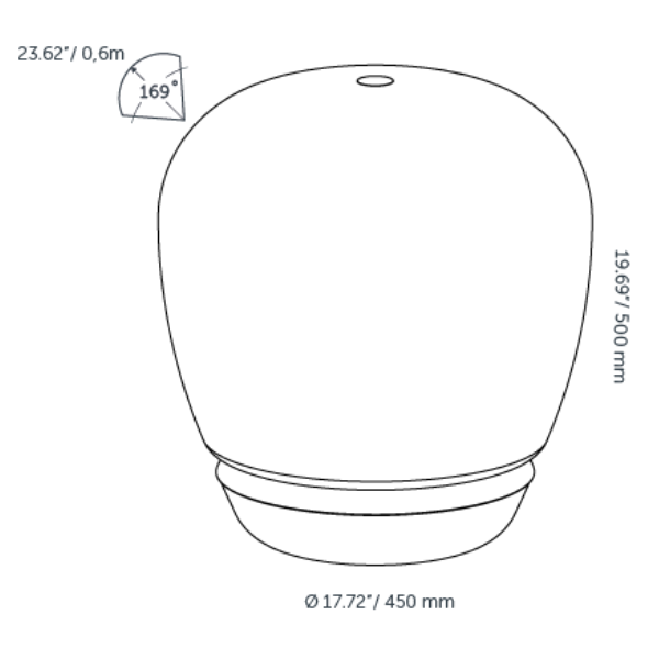 Big Voque - terras lamp Ø 450mm